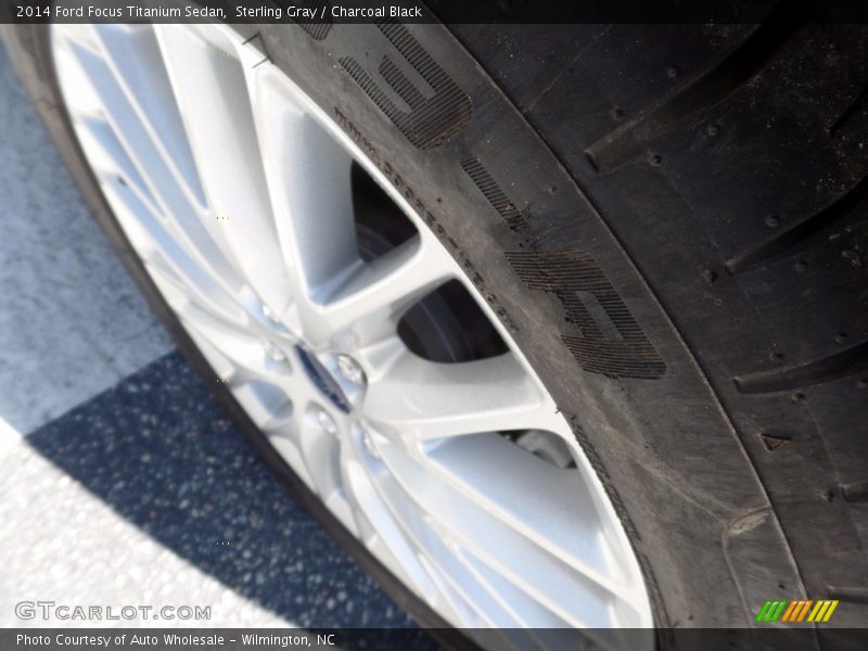 Sterling Gray / Charcoal Black 2014 Ford Focus Titanium Sedan