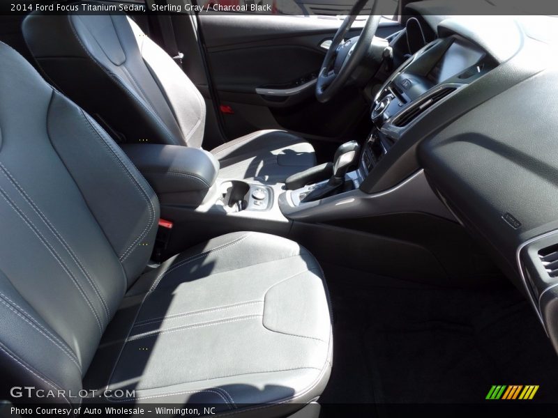 Sterling Gray / Charcoal Black 2014 Ford Focus Titanium Sedan