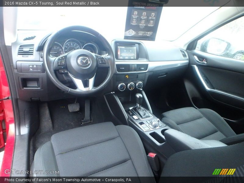 Soul Red Metallic / Black 2016 Mazda CX-5 Touring