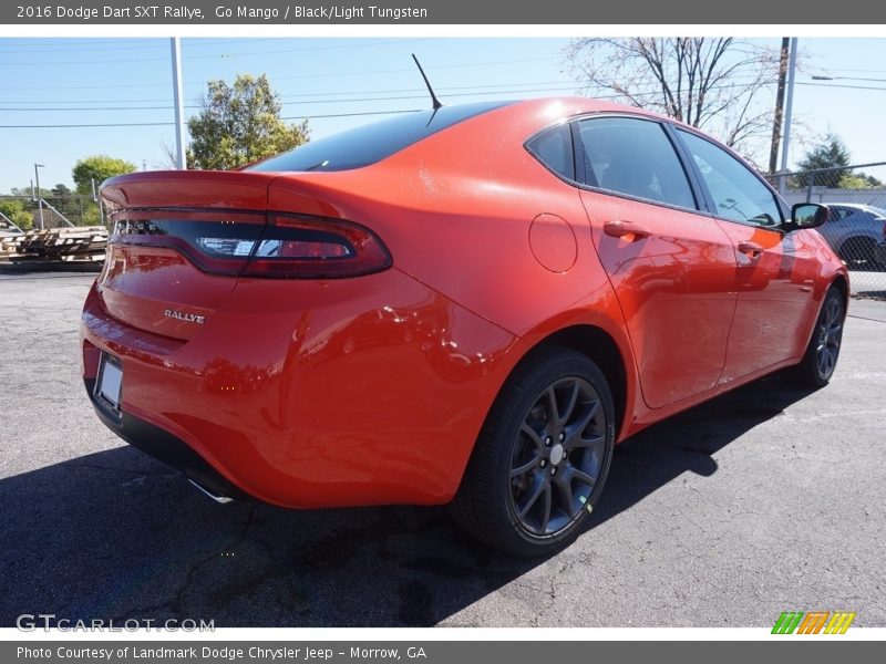 Go Mango / Black/Light Tungsten 2016 Dodge Dart SXT Rallye