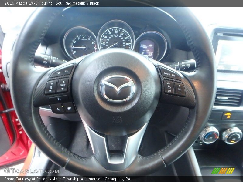 Soul Red Metallic / Black 2016 Mazda CX-5 Touring