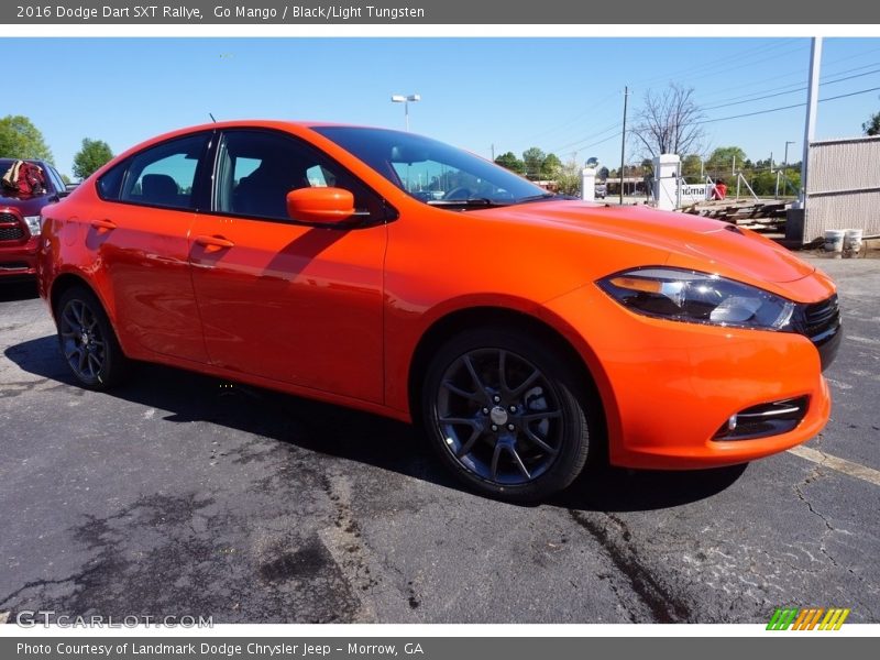 Go Mango / Black/Light Tungsten 2016 Dodge Dart SXT Rallye