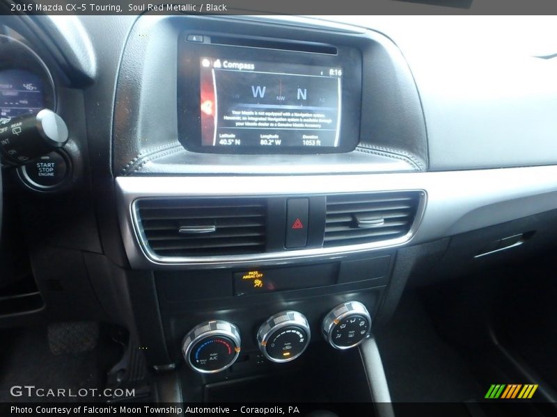 Soul Red Metallic / Black 2016 Mazda CX-5 Touring
