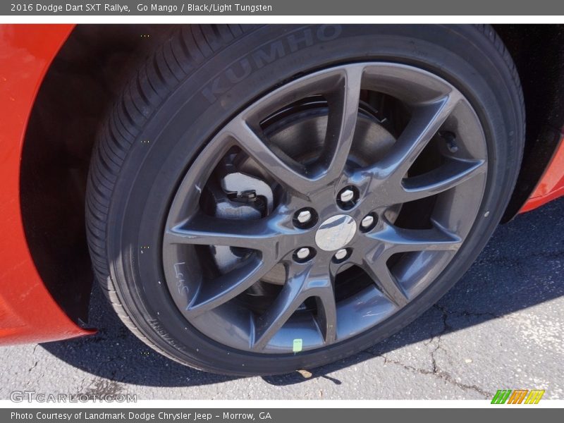 Go Mango / Black/Light Tungsten 2016 Dodge Dart SXT Rallye