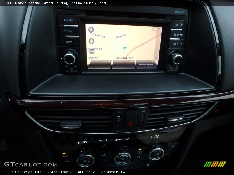 Jet Black Mica / Sand 2015 Mazda Mazda6 Grand Touring