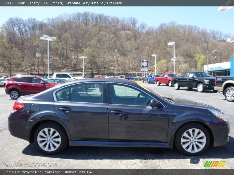 Graphite Gray Metallic / Off Black 2012 Subaru Legacy 3.6R Limited