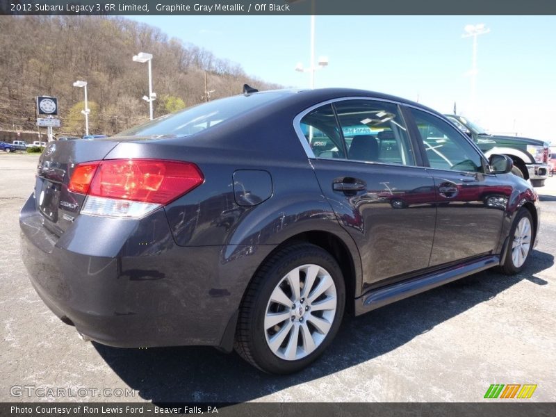 Graphite Gray Metallic / Off Black 2012 Subaru Legacy 3.6R Limited