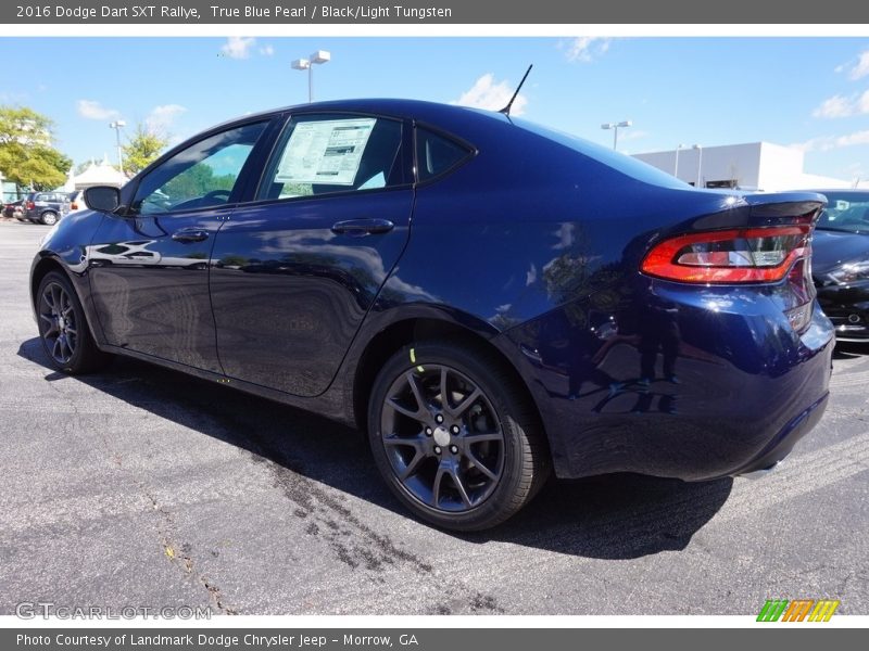 True Blue Pearl / Black/Light Tungsten 2016 Dodge Dart SXT Rallye