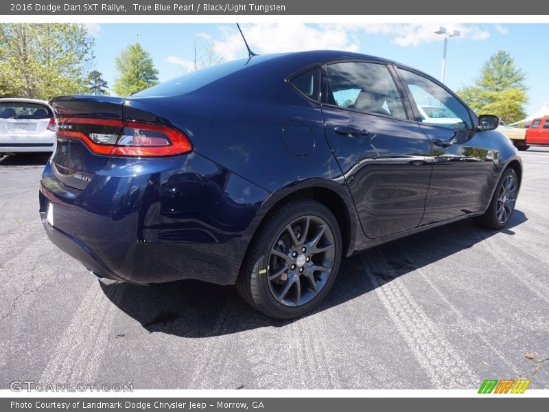 True Blue Pearl / Black/Light Tungsten 2016 Dodge Dart SXT Rallye