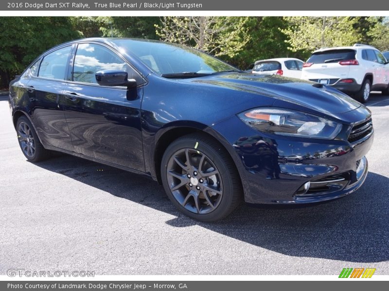 True Blue Pearl / Black/Light Tungsten 2016 Dodge Dart SXT Rallye