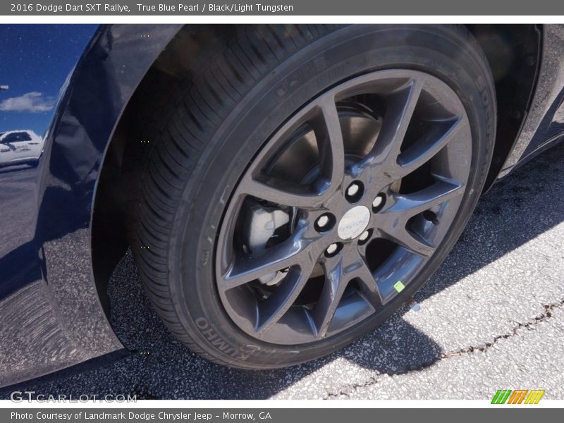 True Blue Pearl / Black/Light Tungsten 2016 Dodge Dart SXT Rallye