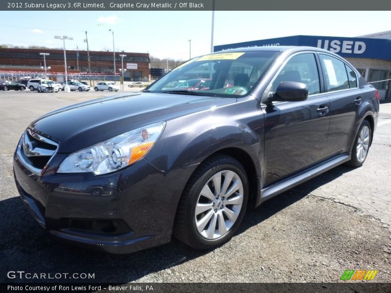 Graphite Gray Metallic / Off Black 2012 Subaru Legacy 3.6R Limited