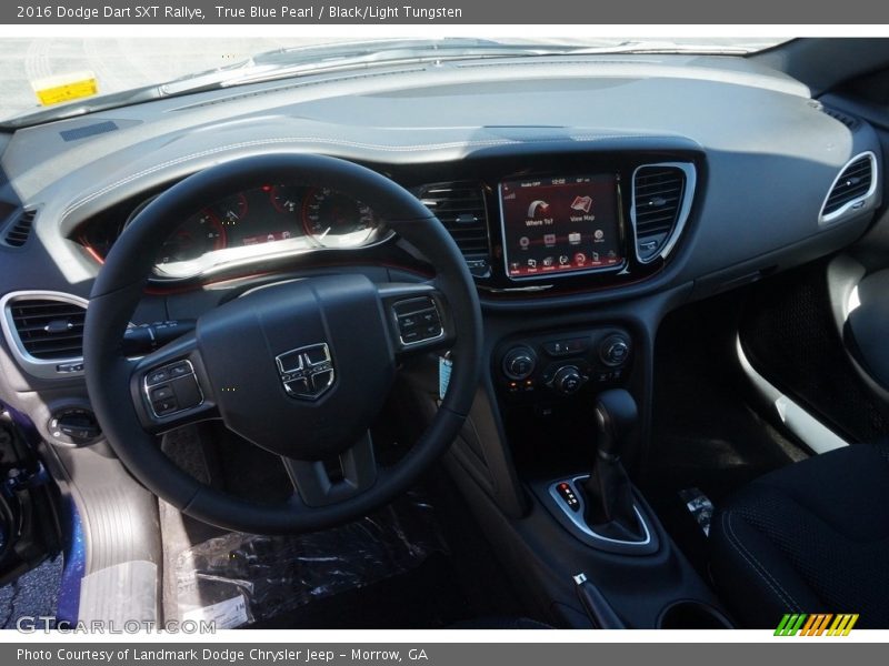 True Blue Pearl / Black/Light Tungsten 2016 Dodge Dart SXT Rallye