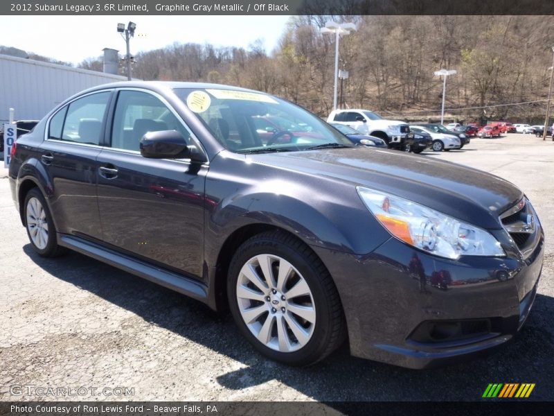 Graphite Gray Metallic / Off Black 2012 Subaru Legacy 3.6R Limited