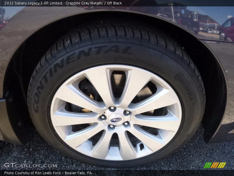 Graphite Gray Metallic / Off Black 2012 Subaru Legacy 3.6R Limited