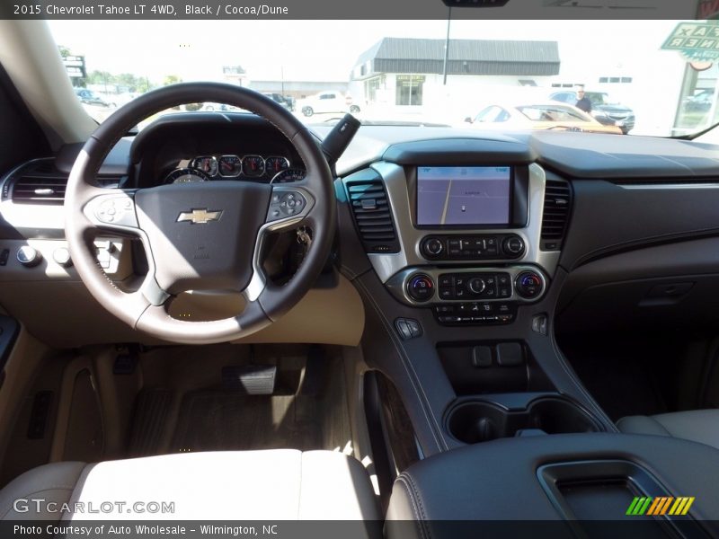 Black / Cocoa/Dune 2015 Chevrolet Tahoe LT 4WD