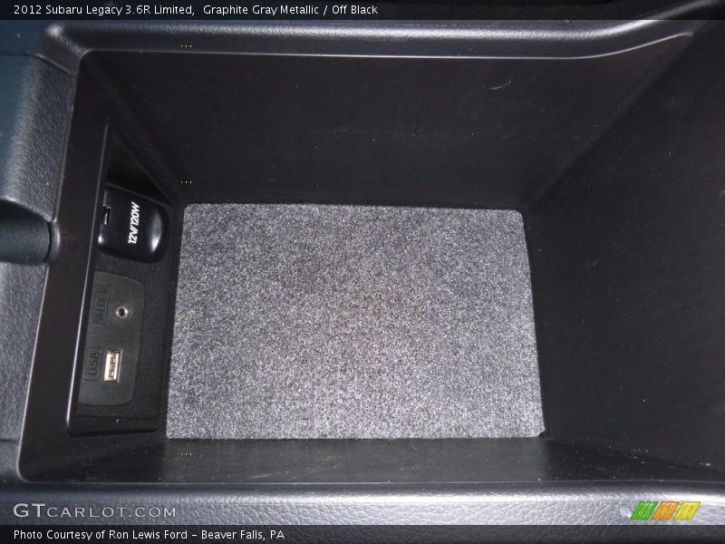Graphite Gray Metallic / Off Black 2012 Subaru Legacy 3.6R Limited