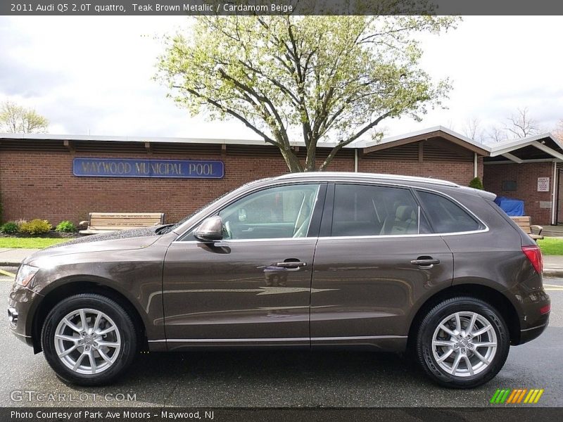 Teak Brown Metallic / Cardamom Beige 2011 Audi Q5 2.0T quattro