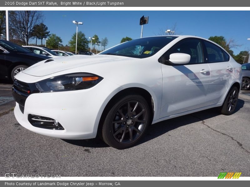 Bright White / Black/Light Tungsten 2016 Dodge Dart SXT Rallye