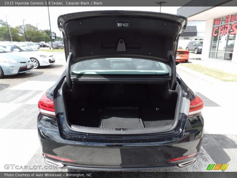 Caspian Black / Black 2015 Hyundai Genesis 3.8 Sedan