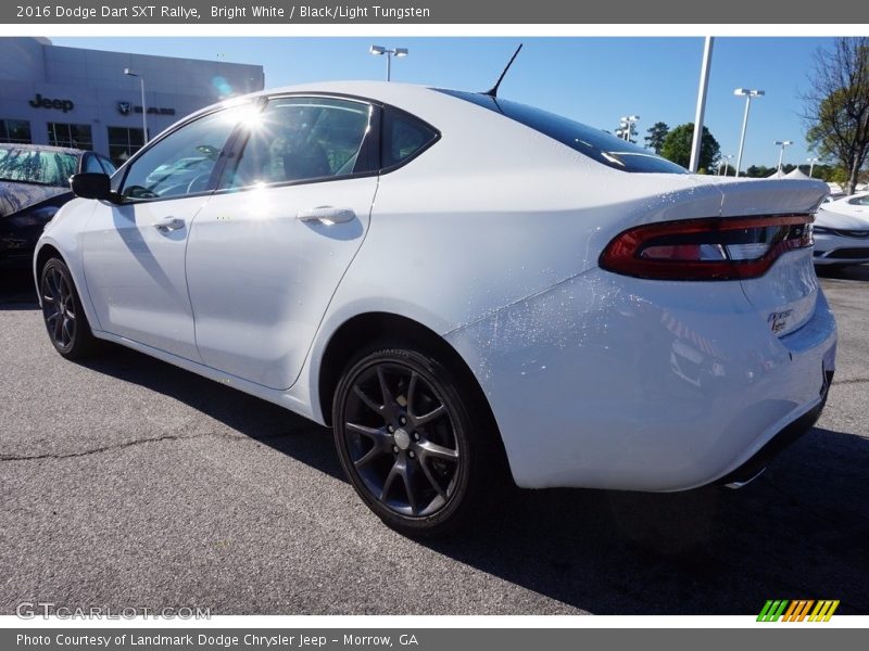 Bright White / Black/Light Tungsten 2016 Dodge Dart SXT Rallye