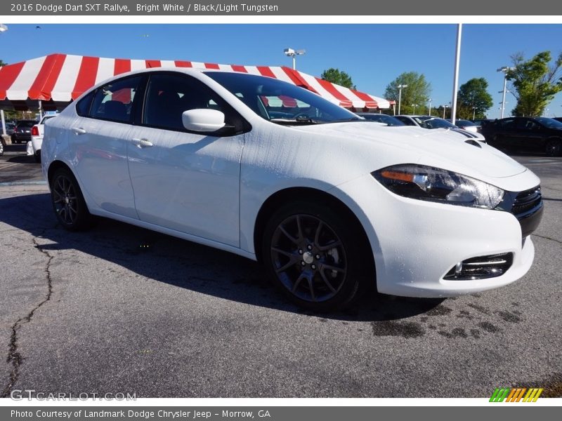 Bright White / Black/Light Tungsten 2016 Dodge Dart SXT Rallye