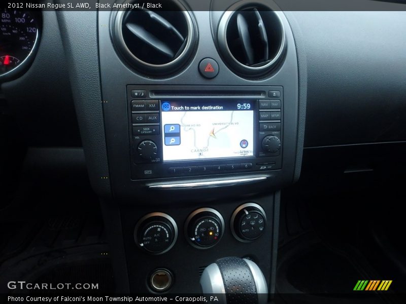 Black Amethyst / Black 2012 Nissan Rogue SL AWD