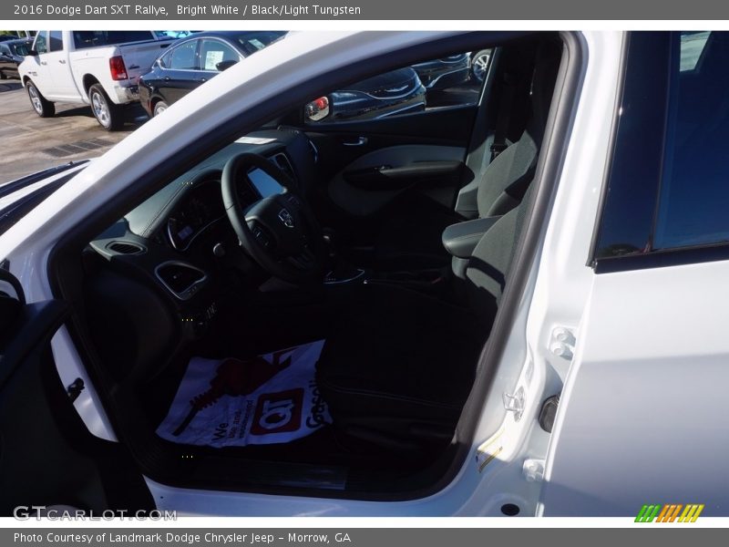 Bright White / Black/Light Tungsten 2016 Dodge Dart SXT Rallye