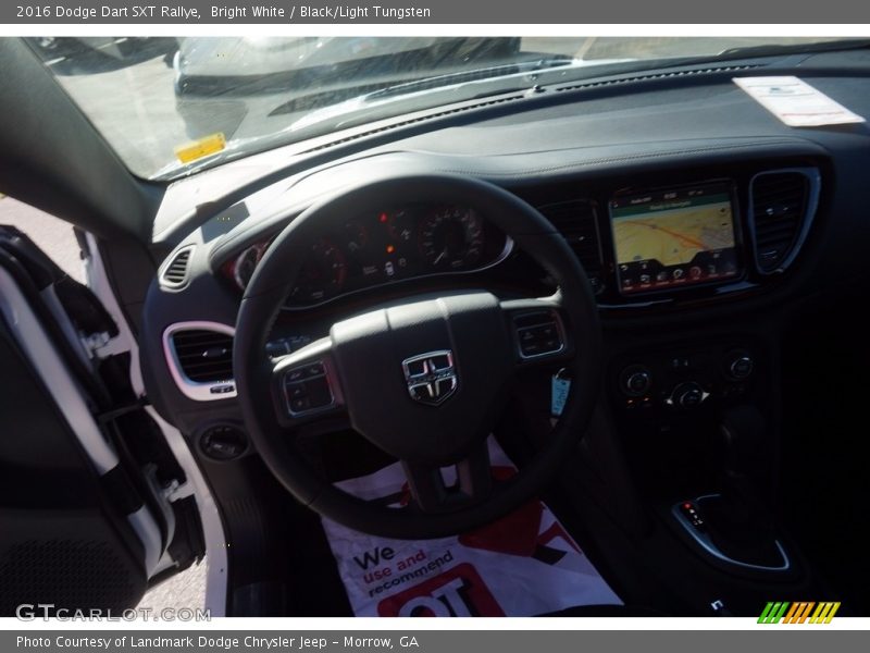 Bright White / Black/Light Tungsten 2016 Dodge Dart SXT Rallye