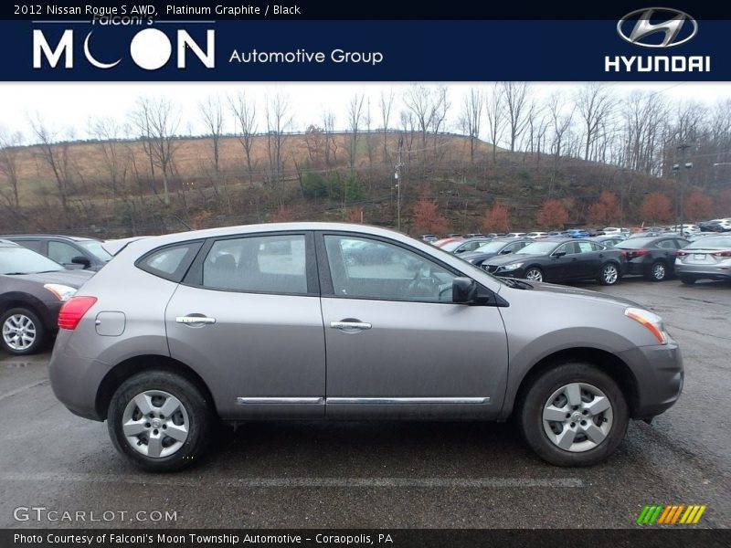 Platinum Graphite / Black 2012 Nissan Rogue S AWD