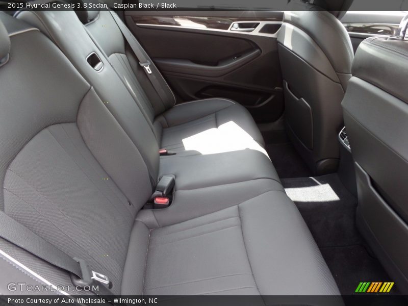 Caspian Black / Black 2015 Hyundai Genesis 3.8 Sedan