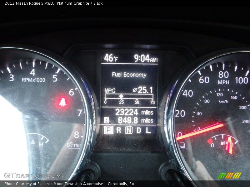 Platinum Graphite / Black 2012 Nissan Rogue S AWD