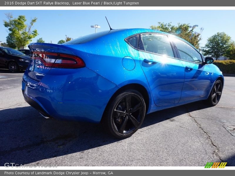 Laser Blue Pearl / Black/Light Tungsten 2016 Dodge Dart SXT Rallye Blacktop