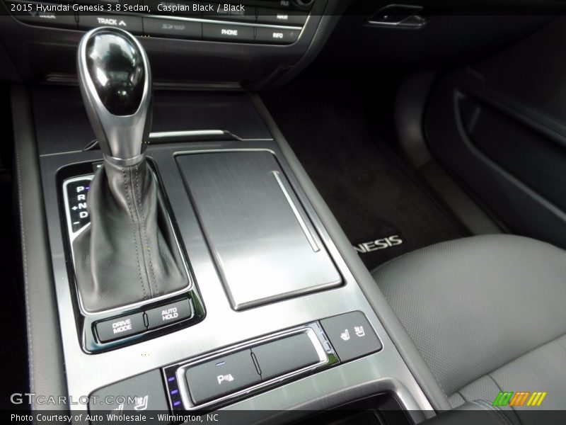Caspian Black / Black 2015 Hyundai Genesis 3.8 Sedan