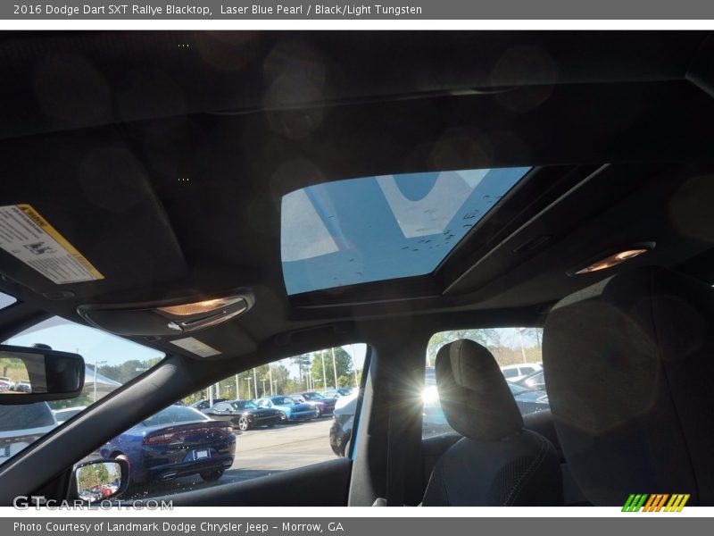 Laser Blue Pearl / Black/Light Tungsten 2016 Dodge Dart SXT Rallye Blacktop