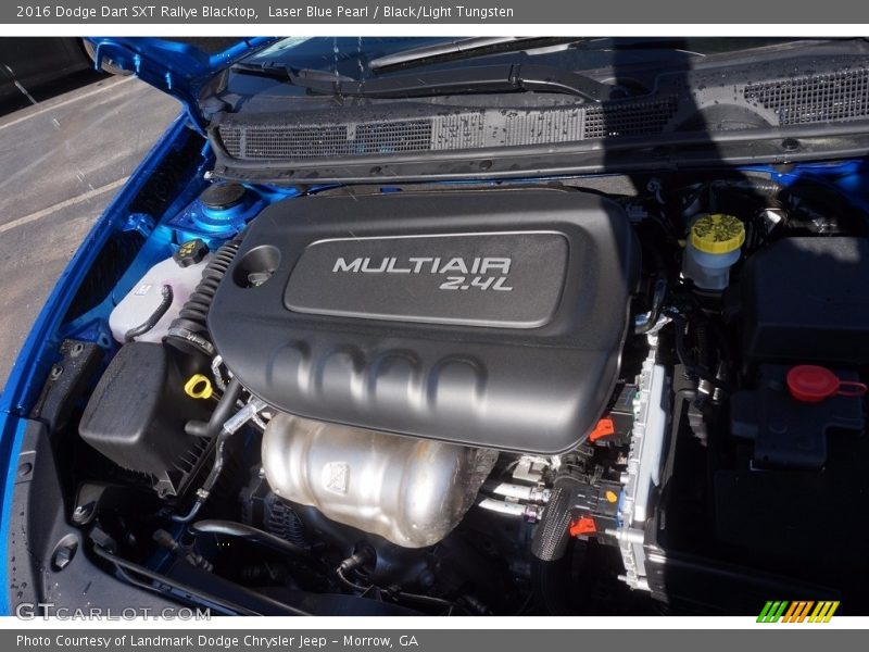 Laser Blue Pearl / Black/Light Tungsten 2016 Dodge Dart SXT Rallye Blacktop