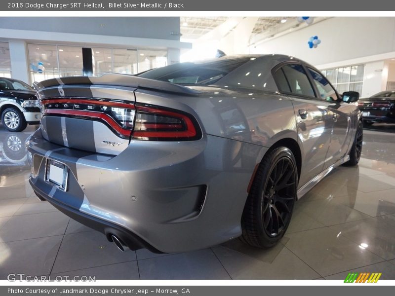 Billet Silver Metallic / Black 2016 Dodge Charger SRT Hellcat