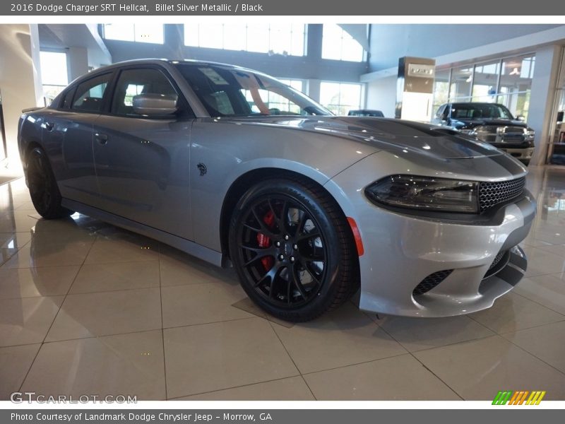 Billet Silver Metallic / Black 2016 Dodge Charger SRT Hellcat