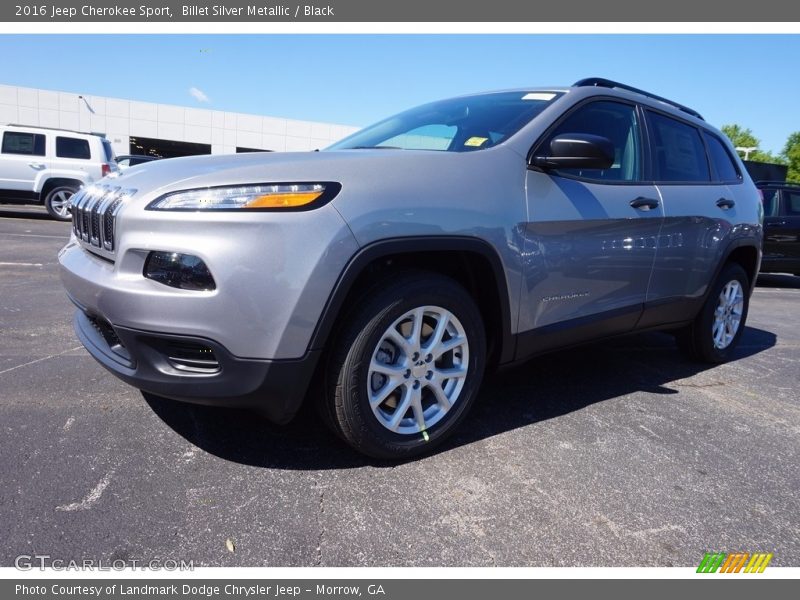Billet Silver Metallic / Black 2016 Jeep Cherokee Sport