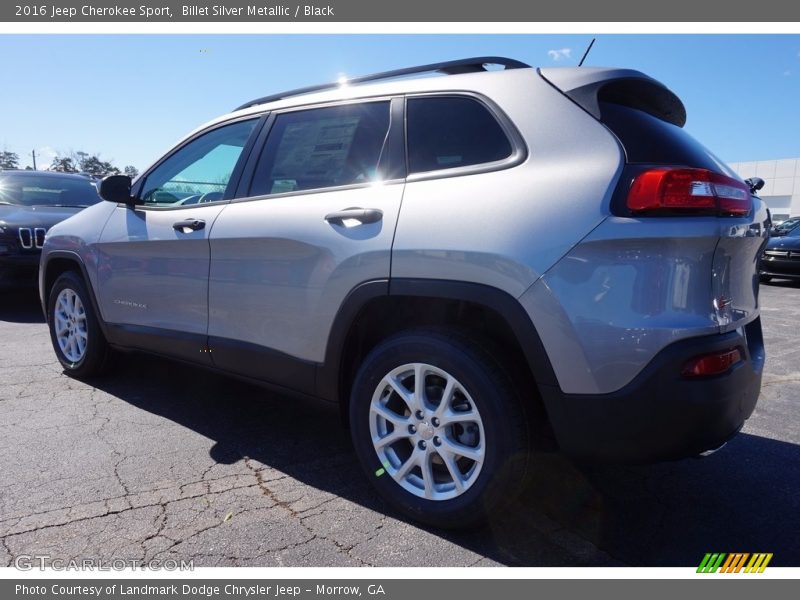 Billet Silver Metallic / Black 2016 Jeep Cherokee Sport