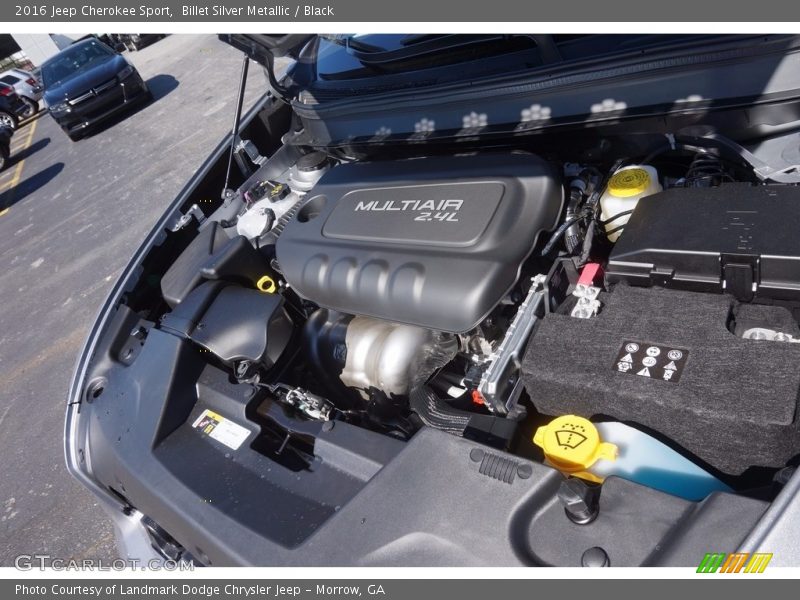 Billet Silver Metallic / Black 2016 Jeep Cherokee Sport