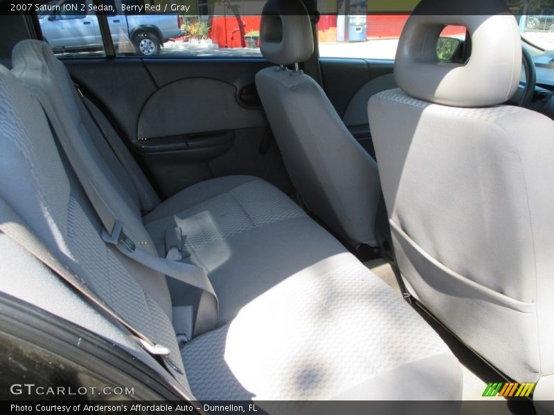 Berry Red / Gray 2007 Saturn ION 2 Sedan