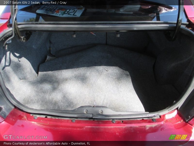 Berry Red / Gray 2007 Saturn ION 2 Sedan