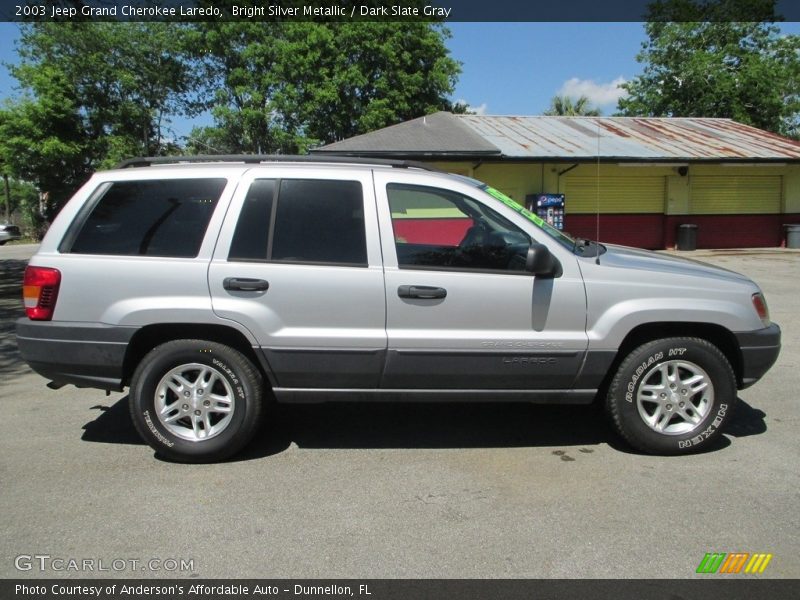 Bright Silver Metallic / Dark Slate Gray 2003 Jeep Grand Cherokee Laredo