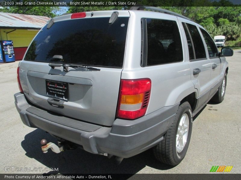 Bright Silver Metallic / Dark Slate Gray 2003 Jeep Grand Cherokee Laredo