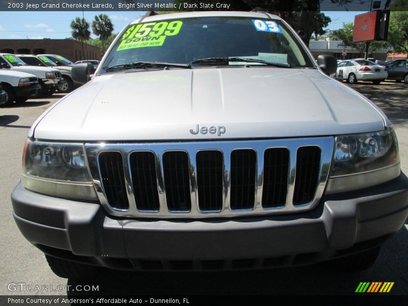 Bright Silver Metallic / Dark Slate Gray 2003 Jeep Grand Cherokee Laredo