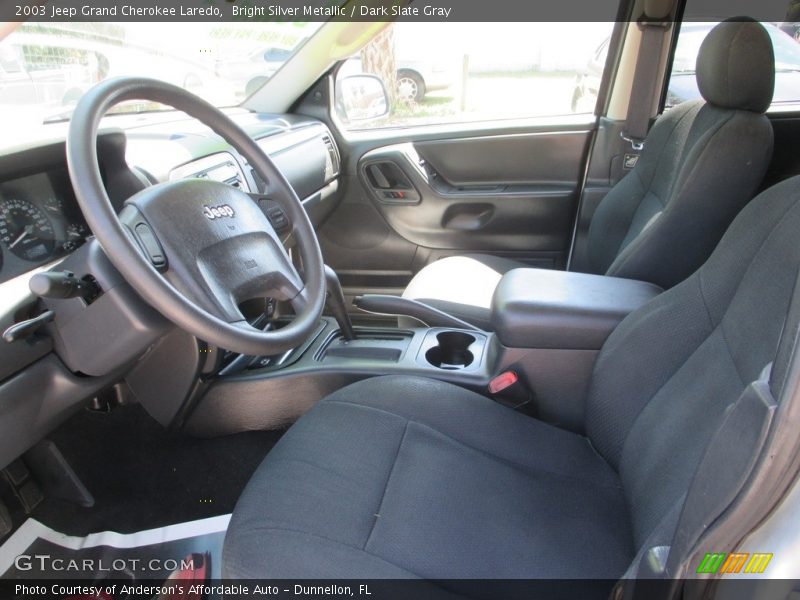 Bright Silver Metallic / Dark Slate Gray 2003 Jeep Grand Cherokee Laredo