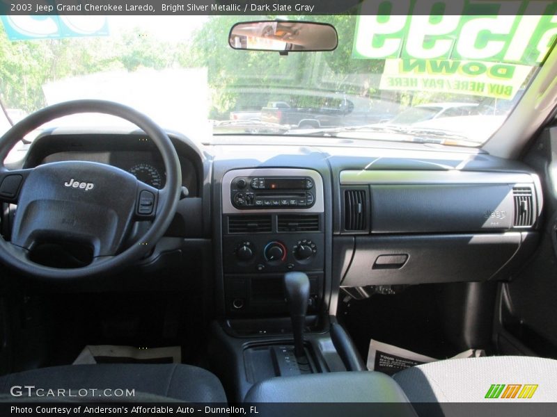 Bright Silver Metallic / Dark Slate Gray 2003 Jeep Grand Cherokee Laredo