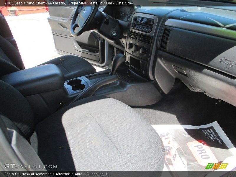 Bright Silver Metallic / Dark Slate Gray 2003 Jeep Grand Cherokee Laredo