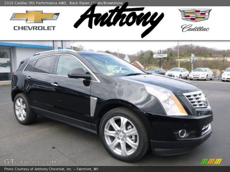 Black Raven / Shale/Brownstone 2016 Cadillac SRX Performance AWD